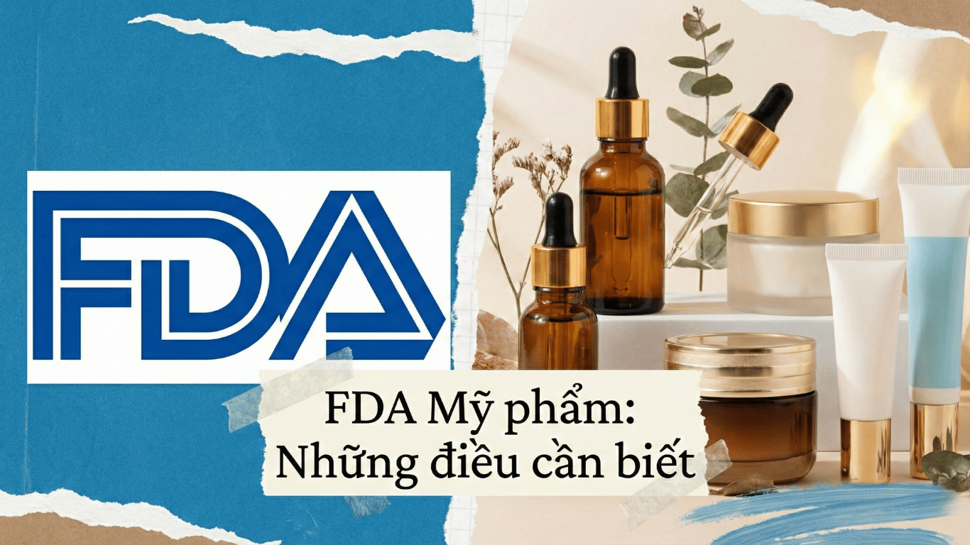 FDA Là Gì? Những Hiểu Lầm Tai Hại Về Tiêu Chuẩn FDA Trong Mỹ Phẩm 1 Logo FDA và các sản phẩm mỹ phẩm cần tuân thủ quy định an toàn