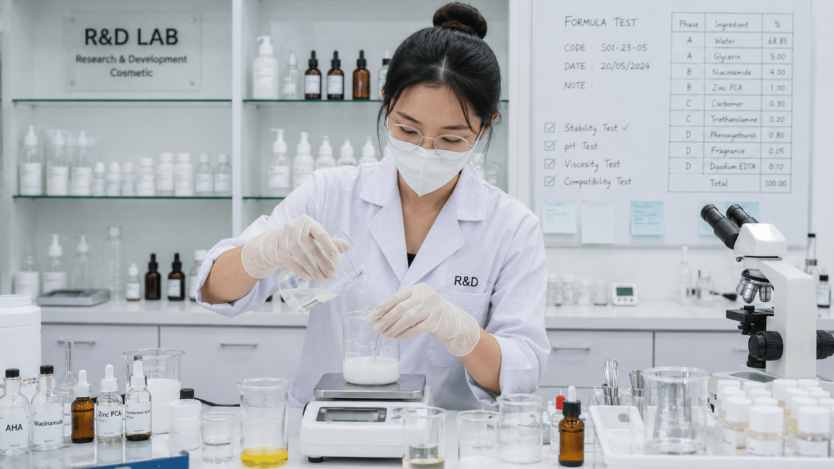 R&D mỹ phẩm là gì? Vai trò của phòng R&D trong gia công OEM/ODM 10 rd my pham la gi phong lab