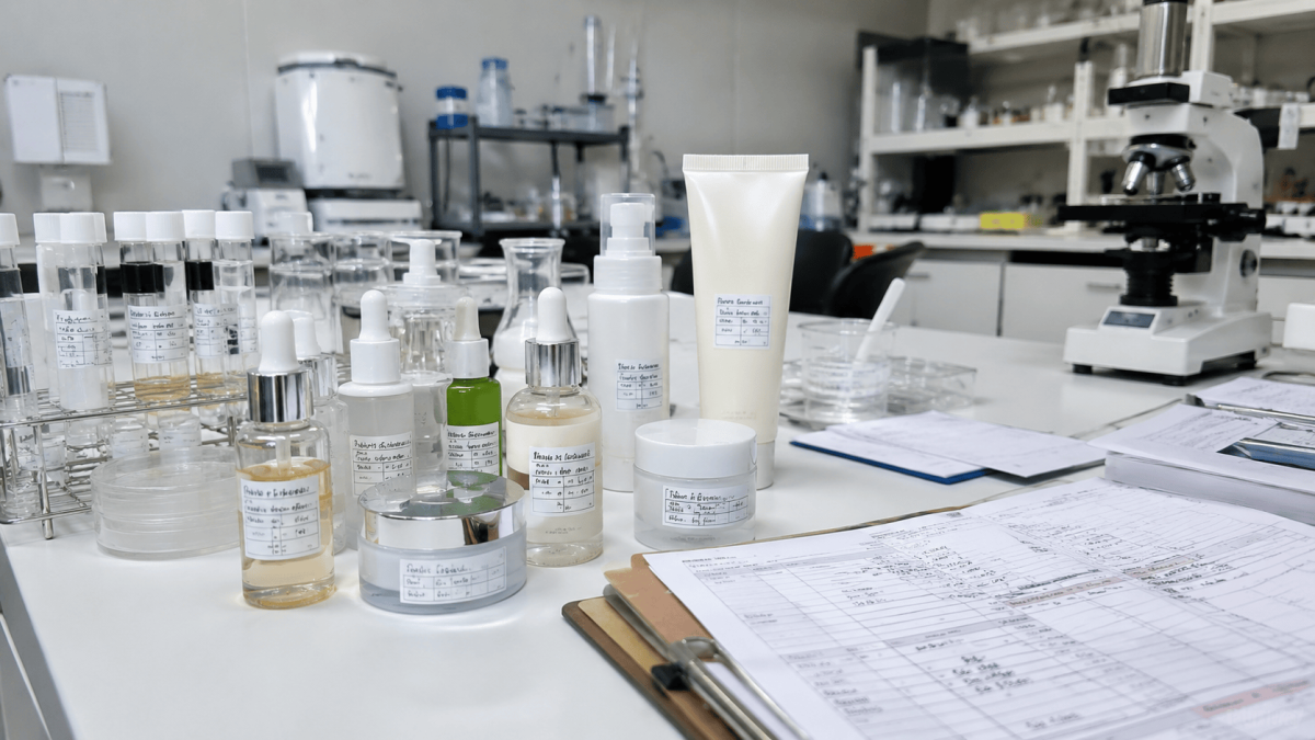 Test ổn định mỹ phẩm mất bao lâu? Thời gian, yếu tố ảnh hưởng và checklist cần chuẩn bị 11 test on dinh my pham mat bao lau hero 1